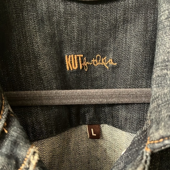 Dark denim jean jacket - Picture 2 of 3